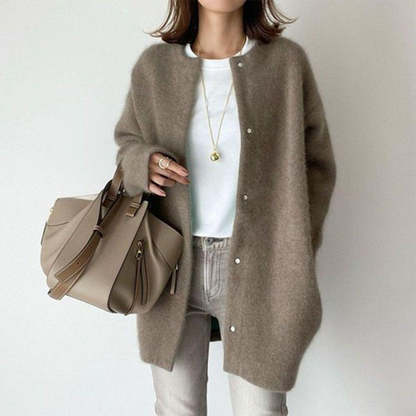 Herbst Cardigan Damen Elegant Warm
