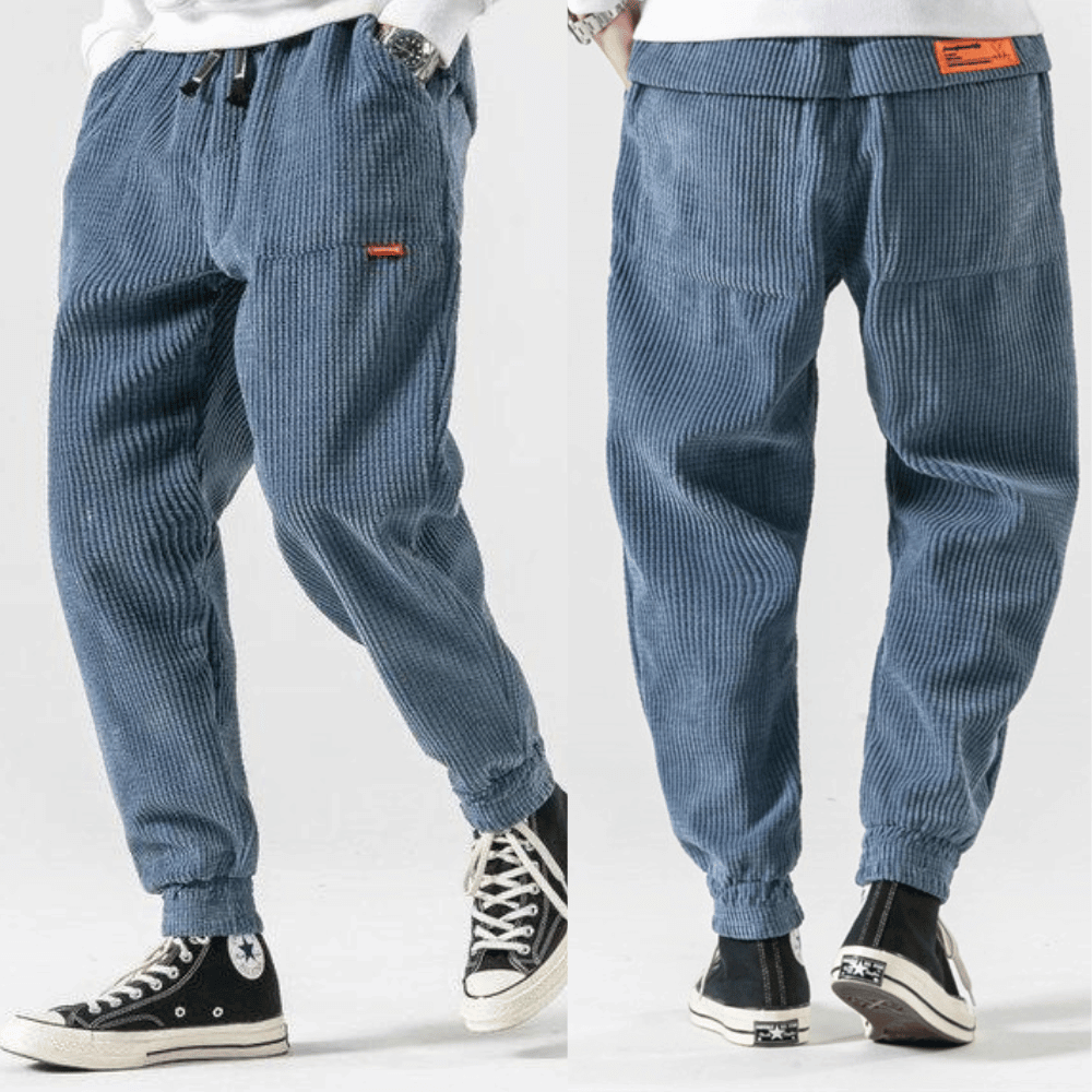 Herren Cordhose Corduroy Bequem - IdealeKleiden
