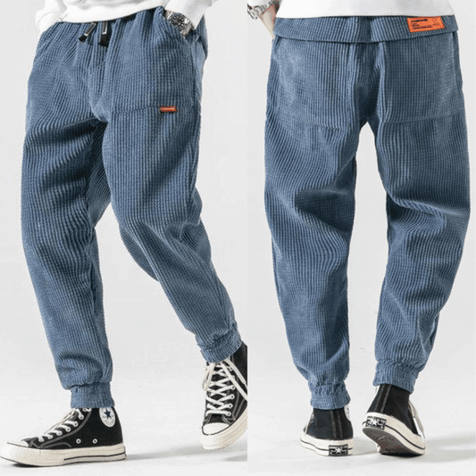 Herren Cordhose Corduroy Bequem - IdealeKleiden