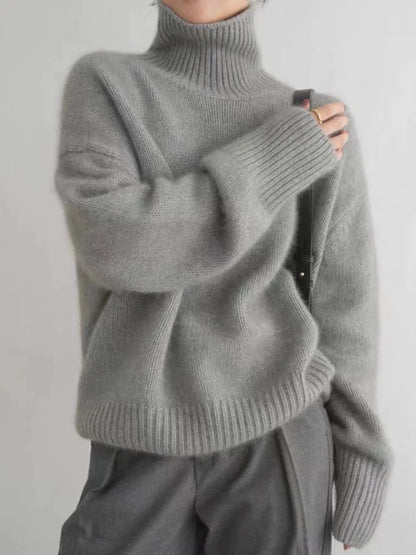 Elegante Cashmere Bluse Damen Oberteil