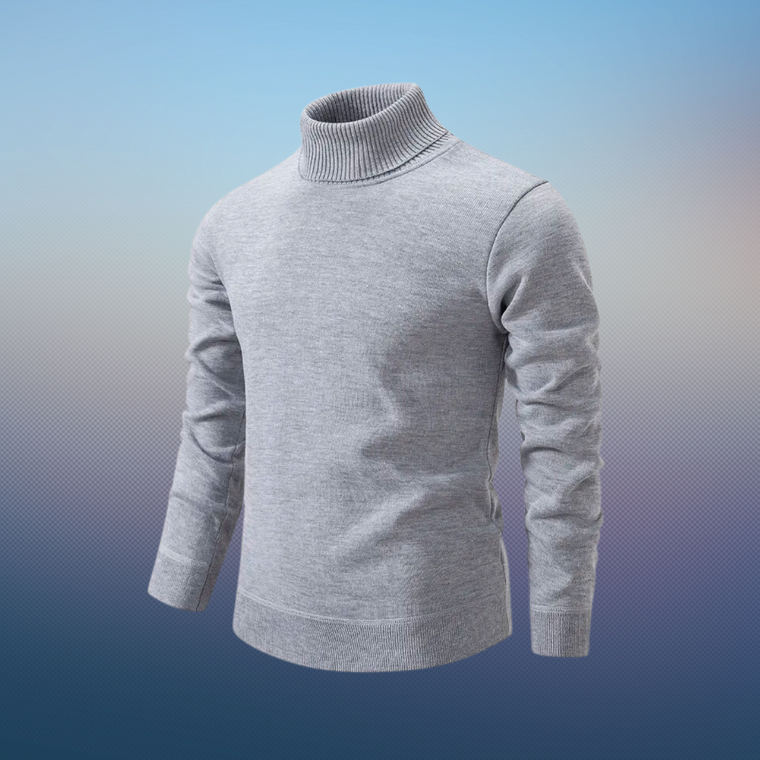 Weicher Rollkragenpullover Seidenwolle Elegant