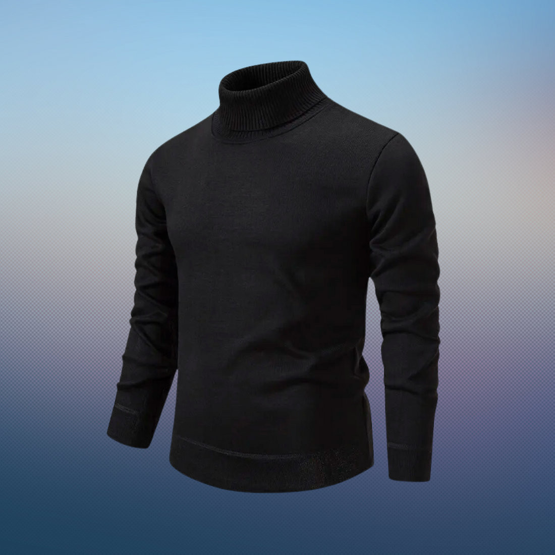 Weicher Rollkragenpullover Seidenwolle Elegant