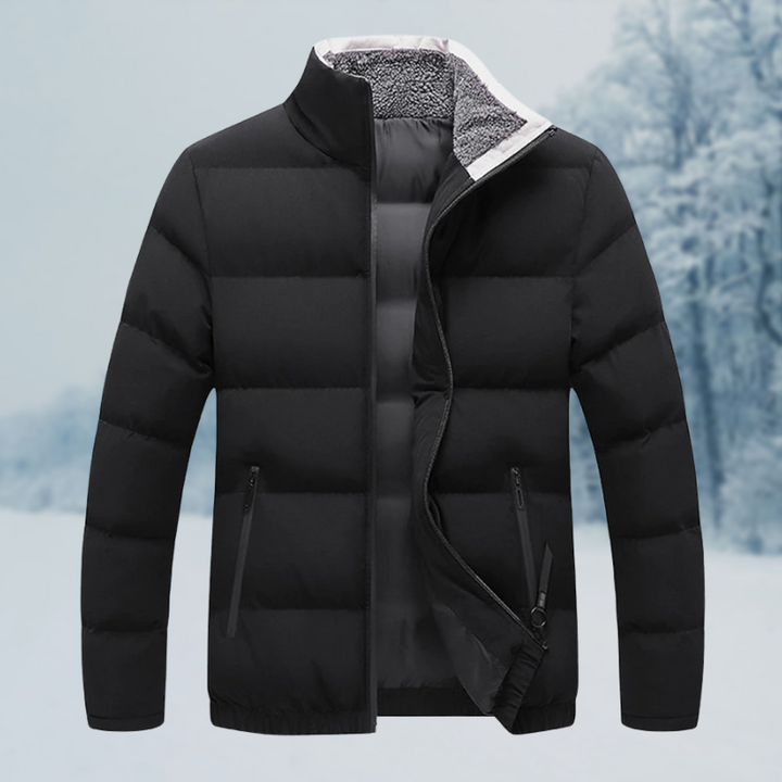 Herrenjacke Modern Lederlook