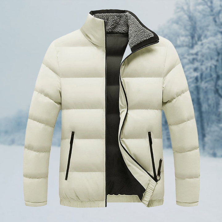 Herrenjacke Modern Lederlook