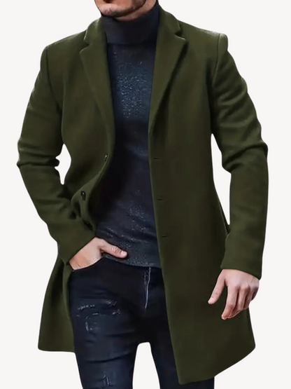 Klassischer Trenchcoat Maßgeschneidert Mittellang