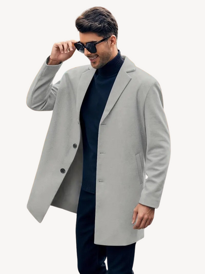 Klassischer Trenchcoat Maßgeschneidert Mittellang - IdealeKleiden