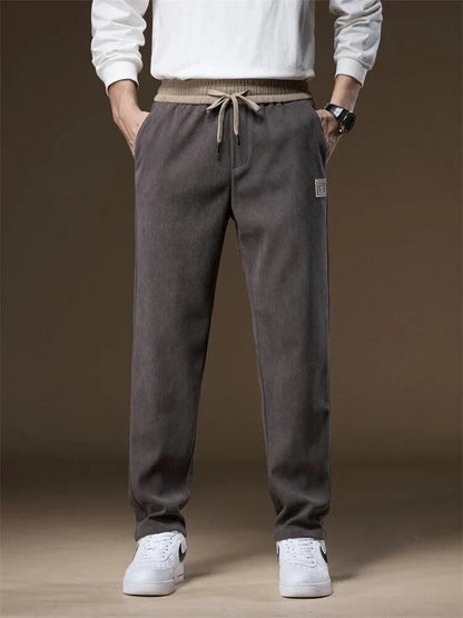 Herren Joggerhose mit Kordelzug Gerades Bein