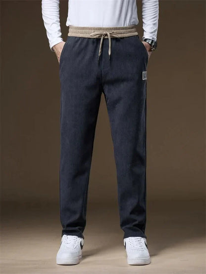 Herren Joggerhose mit Kordelzug Gerades Bein