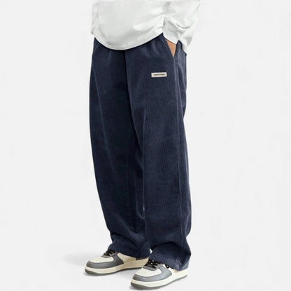 Herren Cordhosen Bequem Lockere Fit