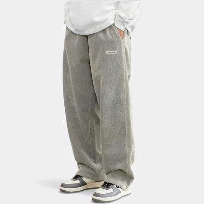 Herren Cordhosen Bequem Lockere Fit