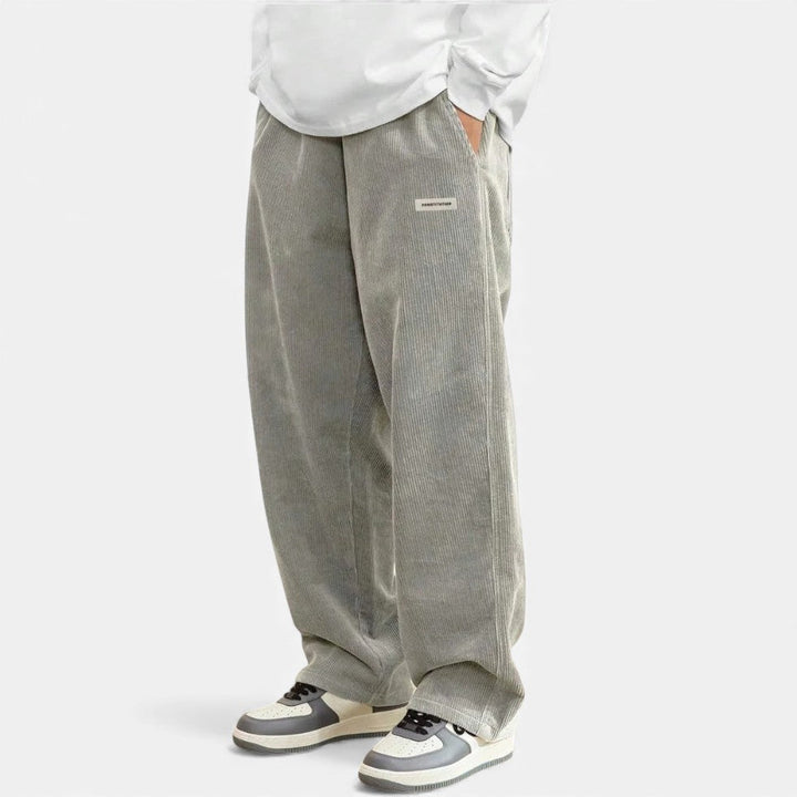 Herren Cordhosen Bequem Lockere Fit