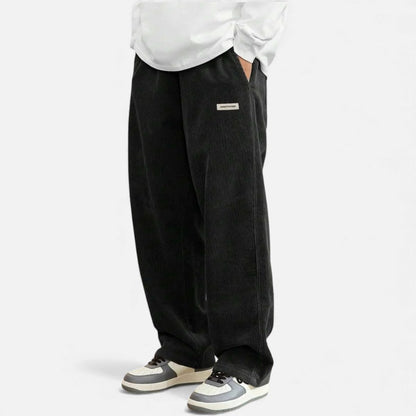 Herren Cordhosen Bequem Lockere Fit