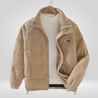 Warme Daunenjacke Herren Winter Reißverschluss