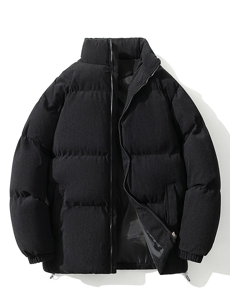 Wattierte Herren Winterjacke Warm Isoliert
