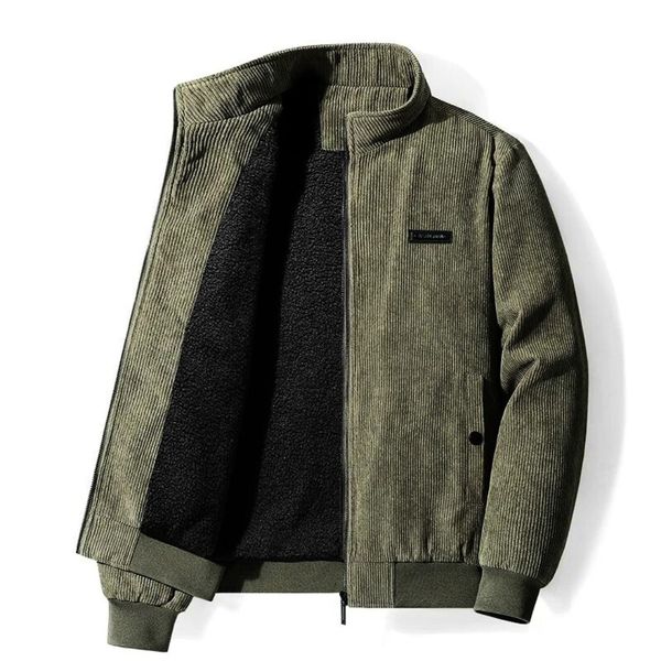 Herren Winterjacke Warm Fleece-Sherpa-Innenfutter