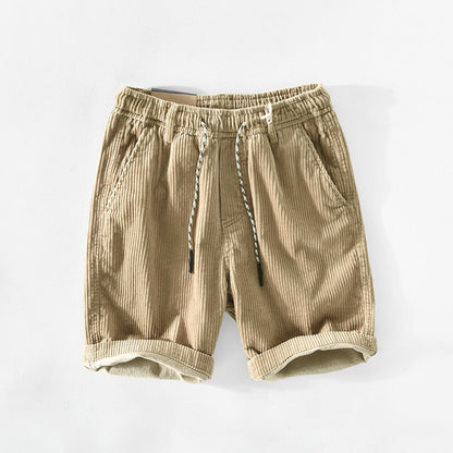 Sommer Cordshorts Bequem für Männer
