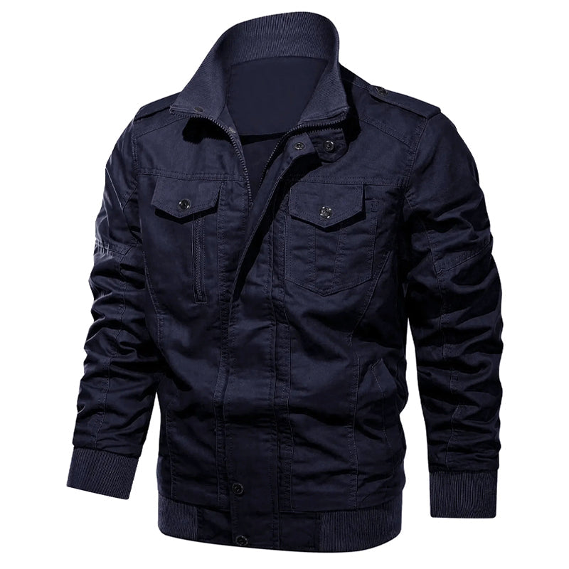 Herren Bomberjacke Militär Stil
