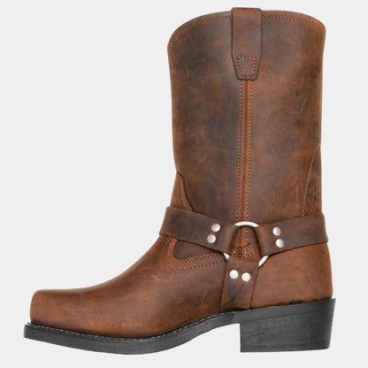 Herren Westernstiefel Leder Midcalf Stil