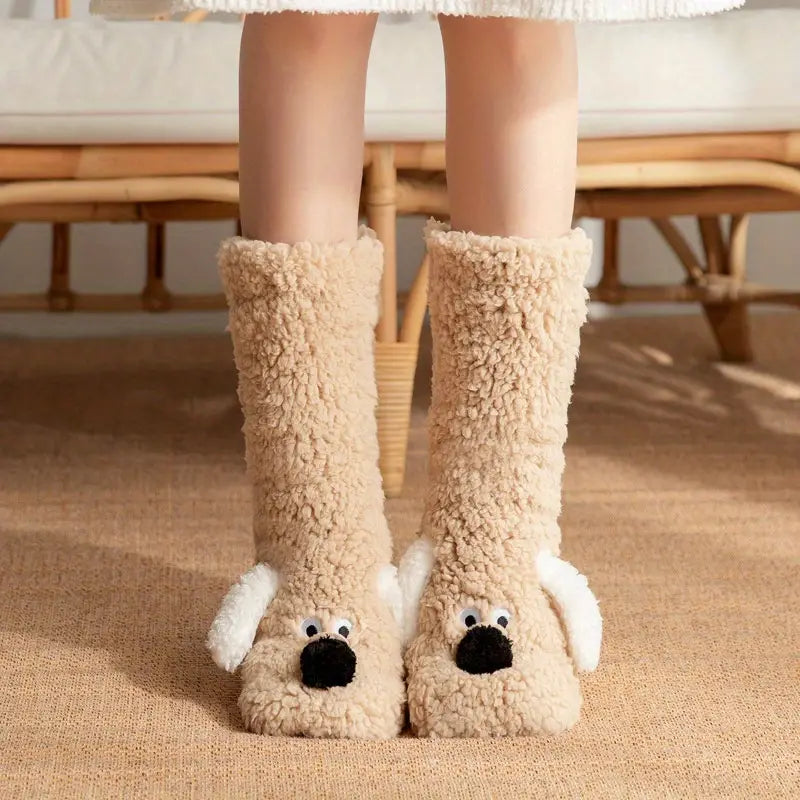 Weiche Wintersocken mit Tiermotiv für Kinder & Erwachsene