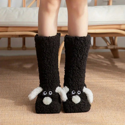 Weiche Wintersocken mit Tiermotiv für Kinder & Erwachsene