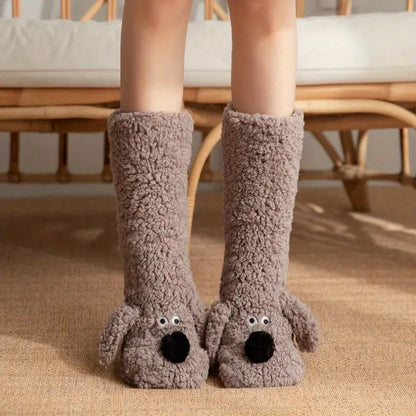Weiche Wintersocken mit Tiermotiv für Kinder & Erwachsene