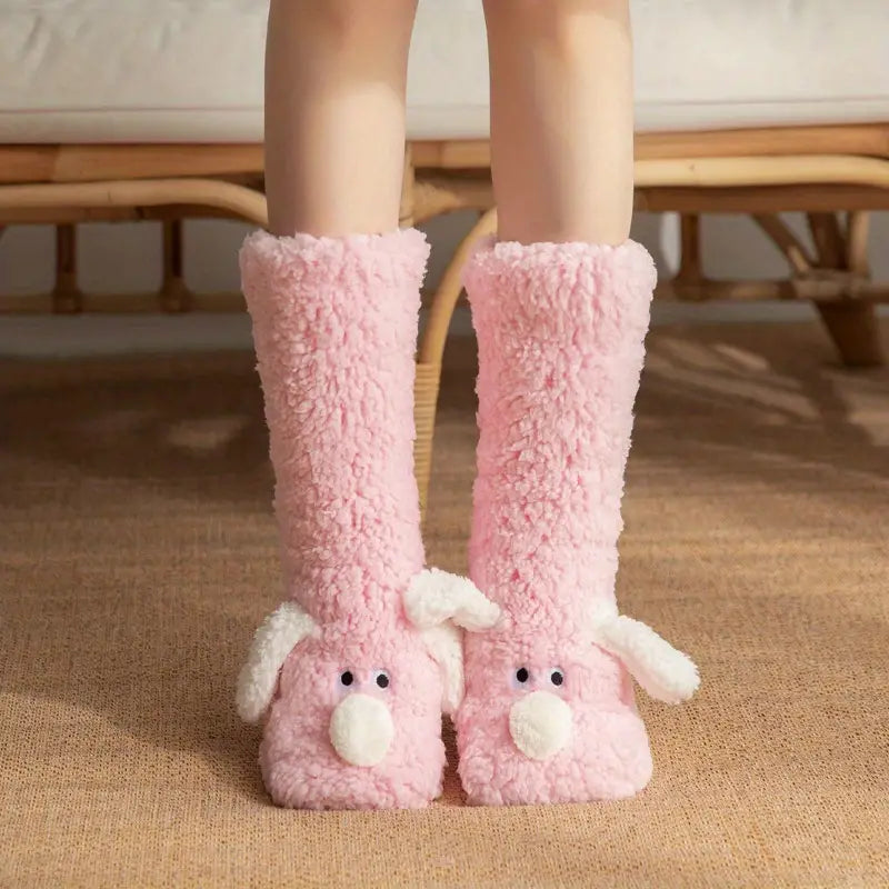 Weiche Wintersocken mit Tiermotiv für Kinder & Erwachsene