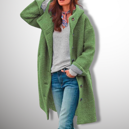 Bequeme Damenjacke aus Merino-Wolle - IdealeKleiden