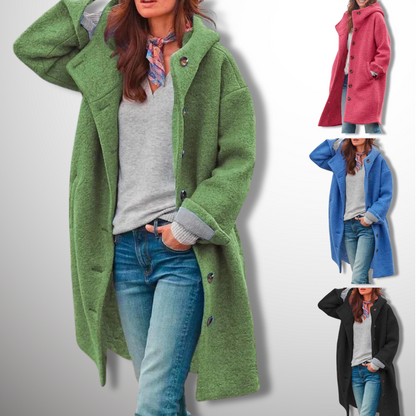 Stylischer Herbstmantel Damen Modisch Elegannt - IdealeKleiden