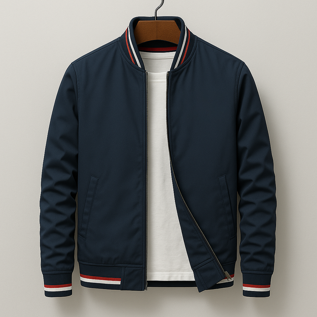 Moderne Herren Bomberjacke Slim Fit Stilisch