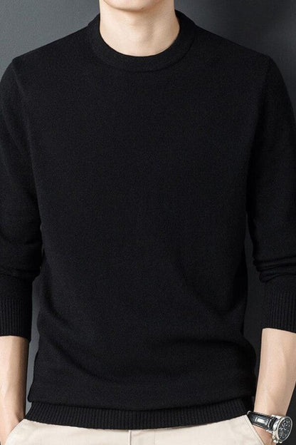 Herren Pullover Weich Luxus Qualität