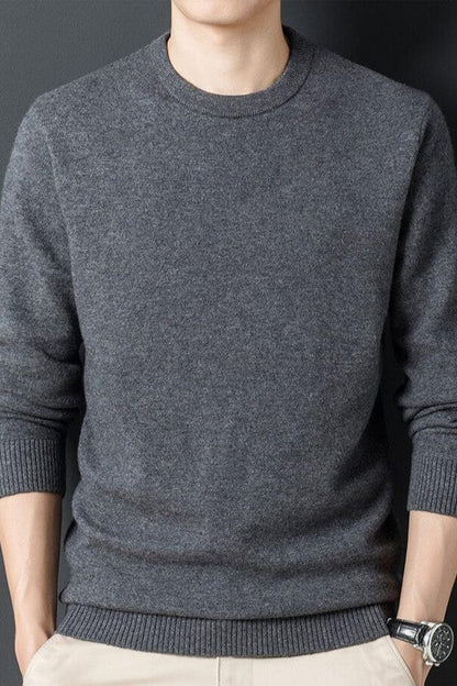 Herren Pullover Langarm Warm Gemütlich