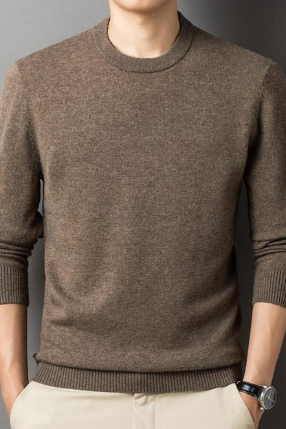 Herren Pullover Langarm Warm Gemütlich