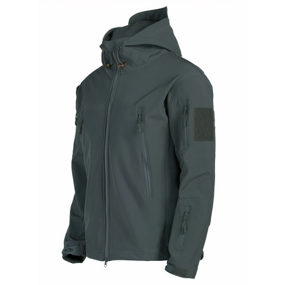 Wasserdichte Outdoorjacke mit Kapuze