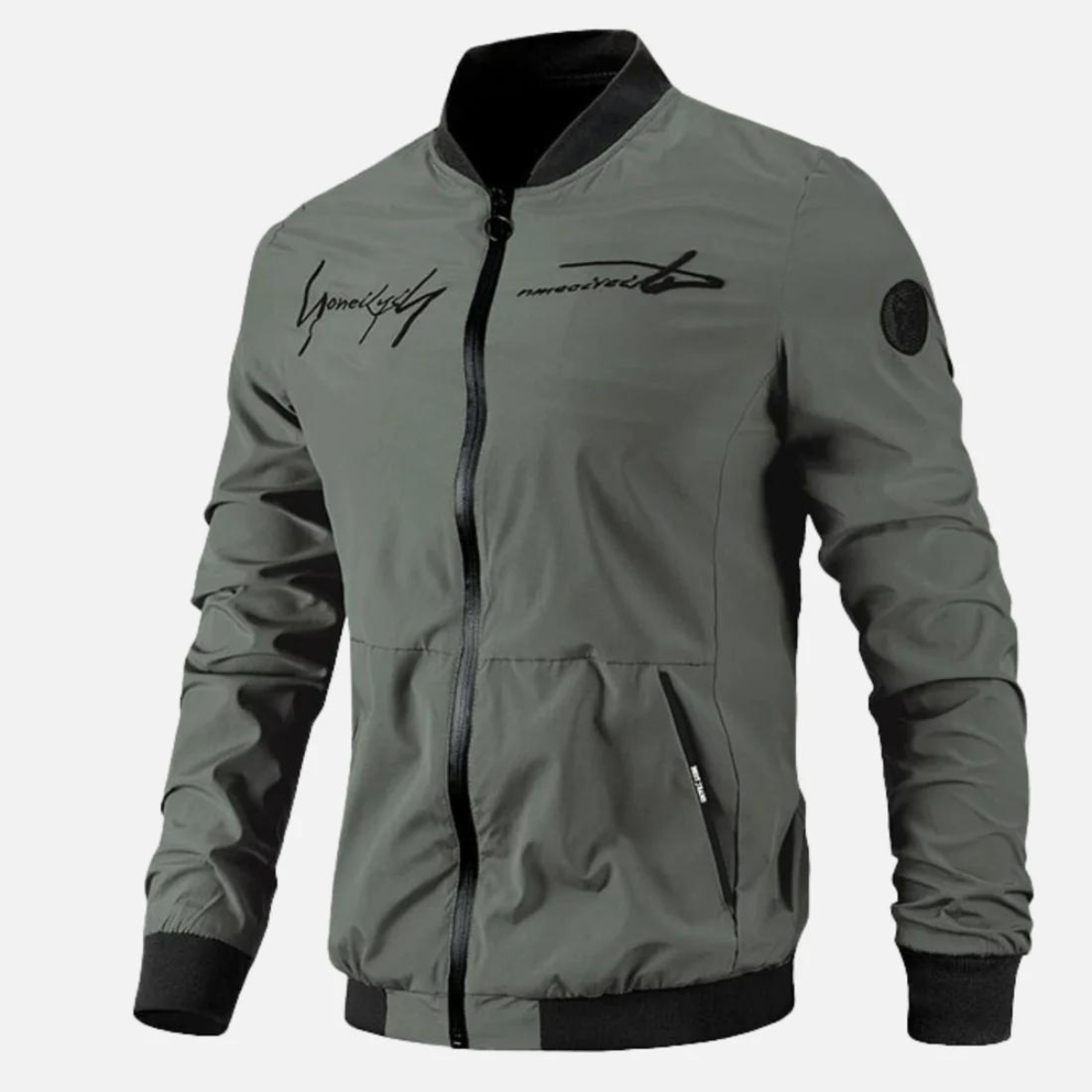 Moderne Bomberjacke mit Stickerei