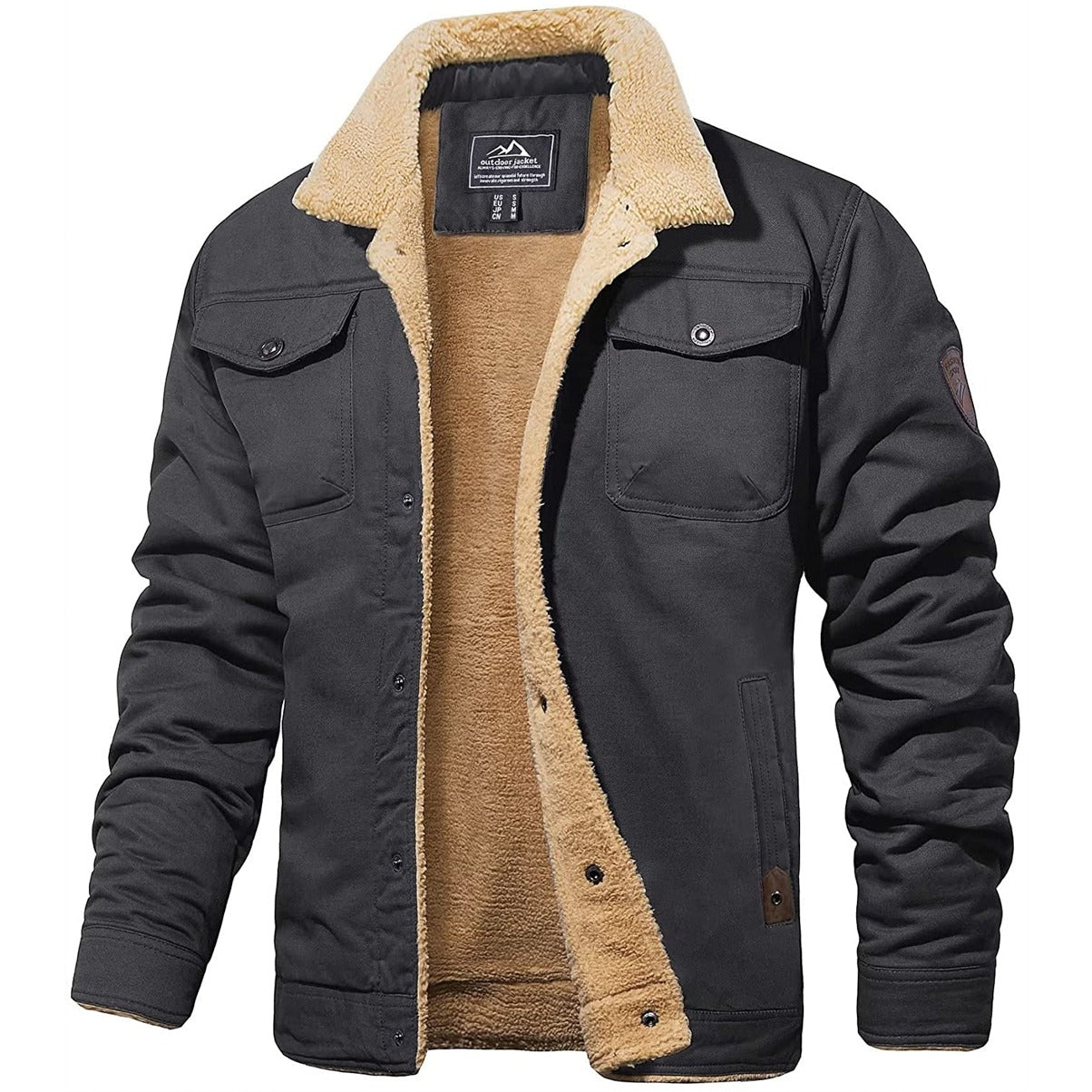 Männer Bomberjacke Retro Stil