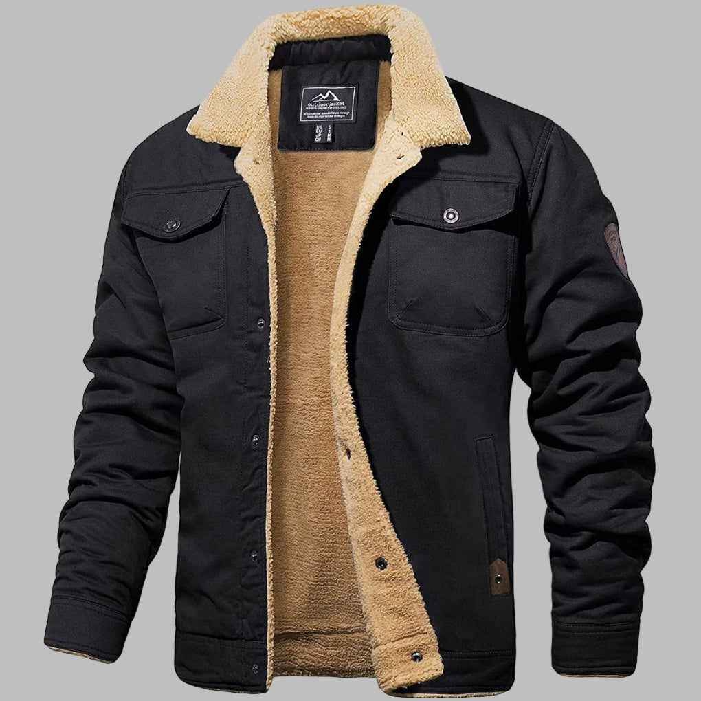 Stylische Herrenjacke Retro Bomber Look