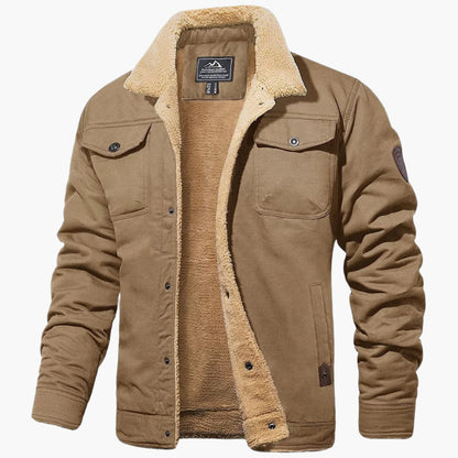 Winter Bomberjacke Warm Gefüttert Retro Stil