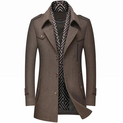 Herren Winterjacke Elegant Isoliert