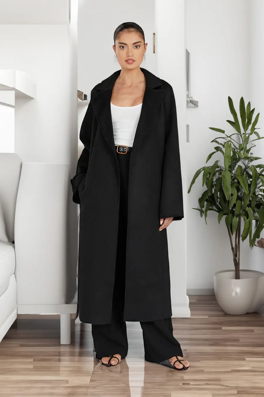 Stylische Wolljacke Designer Qualität
