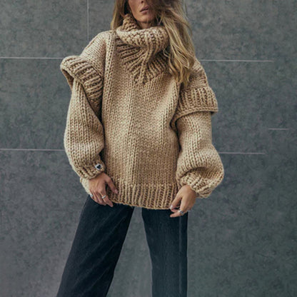 Übergroße Frauenpullover Oversized Style