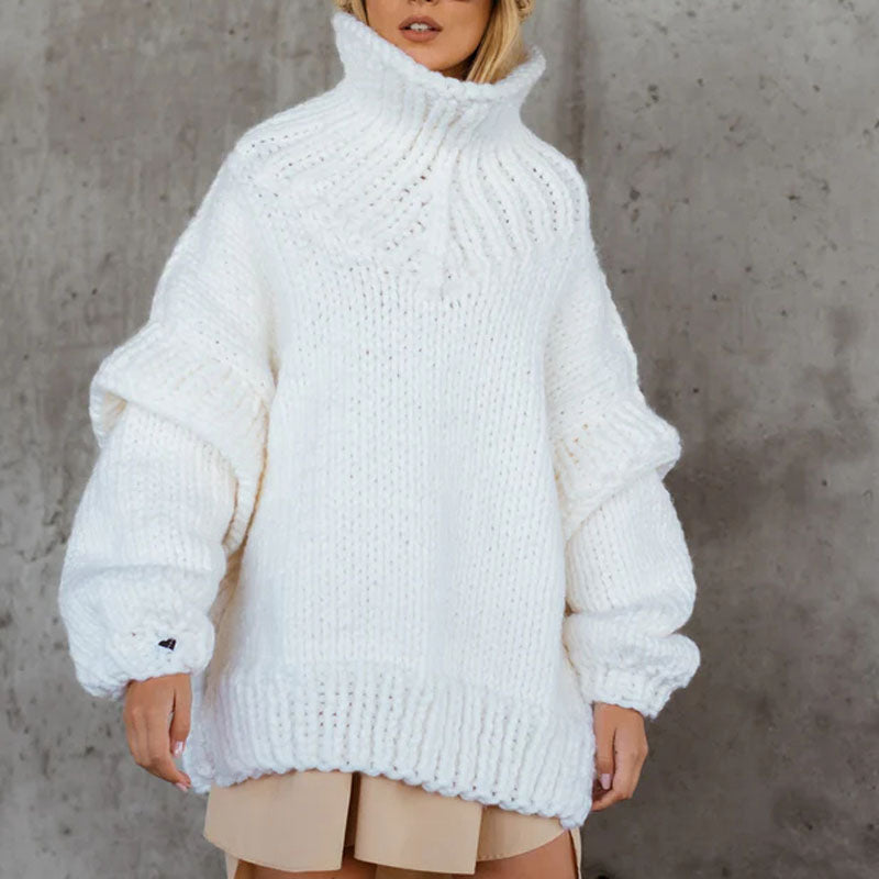 Übergroße Frauenpullover Oversized Style