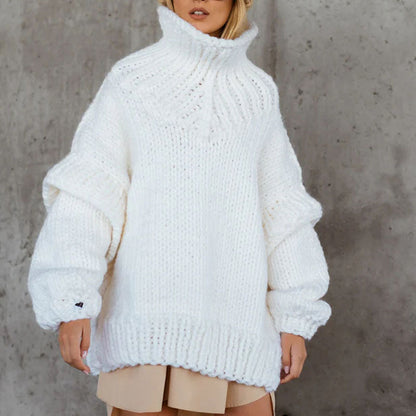 Übergroße Frauenpullover Oversized Style