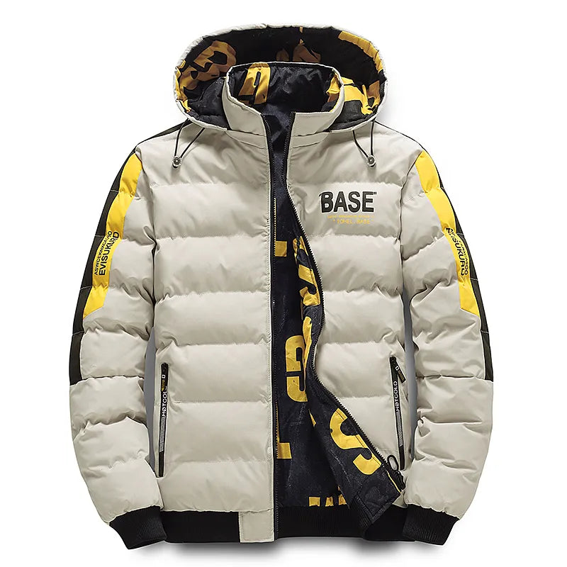 Herren Winterjacke Warm Daunenfutter