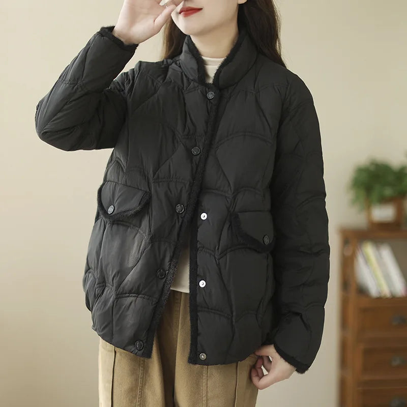 Warmes Winterjacken Outfit