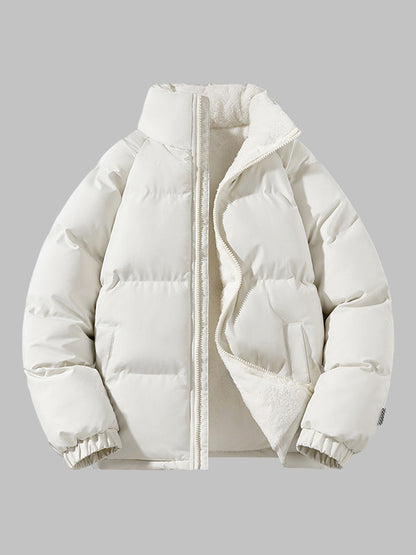 Herren Pufferjacke Fleece Isolierung Warm
