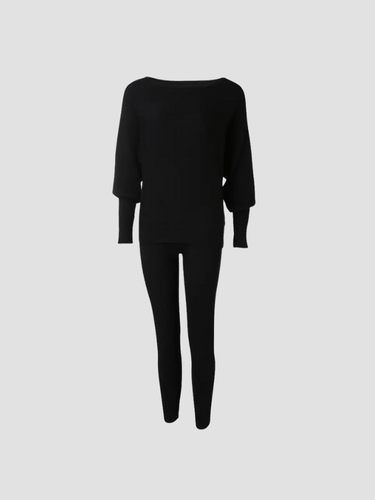 Komfort Set: Pullover und Leggings Strick