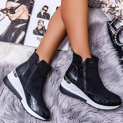 Bequeme Frauenstiefel Lässig Chic