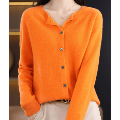 Klassischer Cardigan mit Knöpfen Zeitloses Design