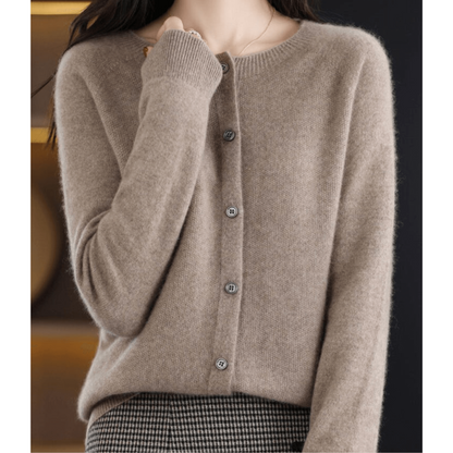 Klassischer Cardigan mit Knöpfen Zeitloses Design