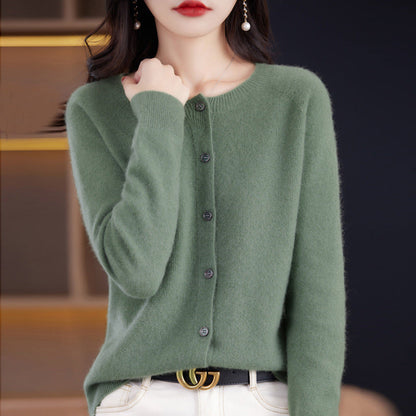 Klassischer Cardigan mit Knöpfen Zeitloses Design